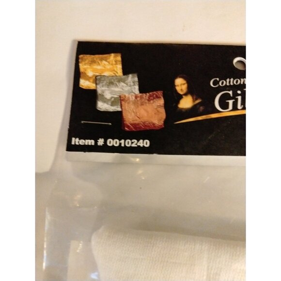 Speedball Mona Lisa Cotton Gilding Gloves-1 Pair - Picture 4 of 6
